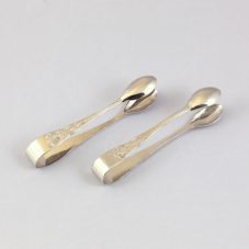 silver sugar tongs
