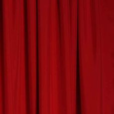 pipe and drape holiday red drape