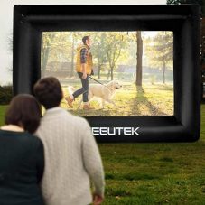 view of outdoor inflatable screen